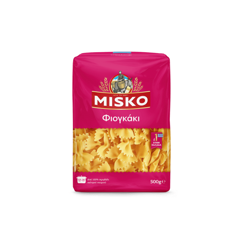 Fionkaki Nudeln (500g) Misko von Misko bei Araxxon  - Hochwertiges griechisches Produkt.   Fionkaki Nudeln (500g) Misko από Misko στο Araxxon  - Αυθεντικό ελληνικό προϊόν.